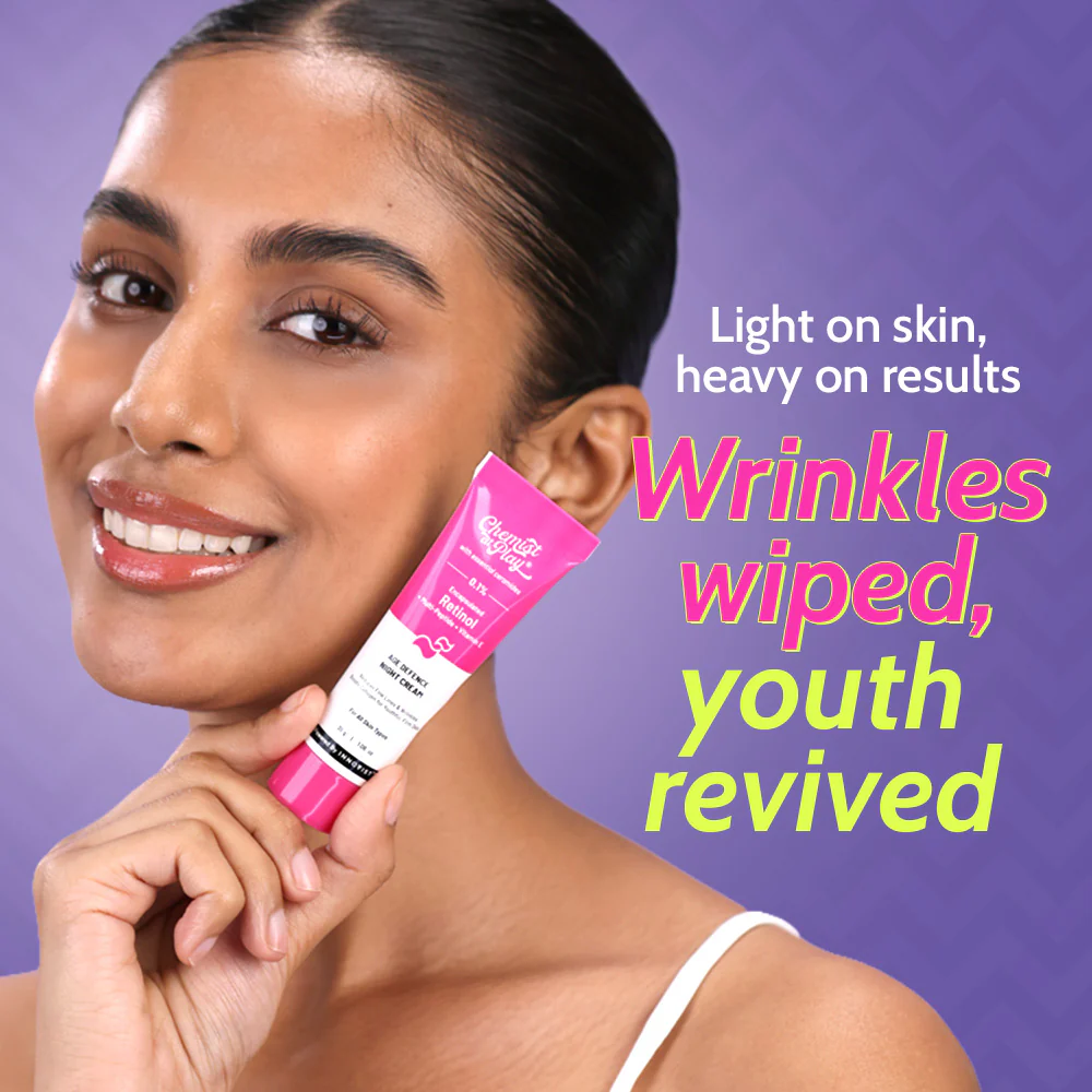 0.1% Retinol Night Cream for Fine Lines & Wrinkles - 30 gm - Image 7