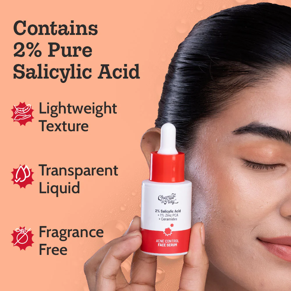 2% Salicylic Acid Face Serum for Acne Control - 30 ml - Image 7