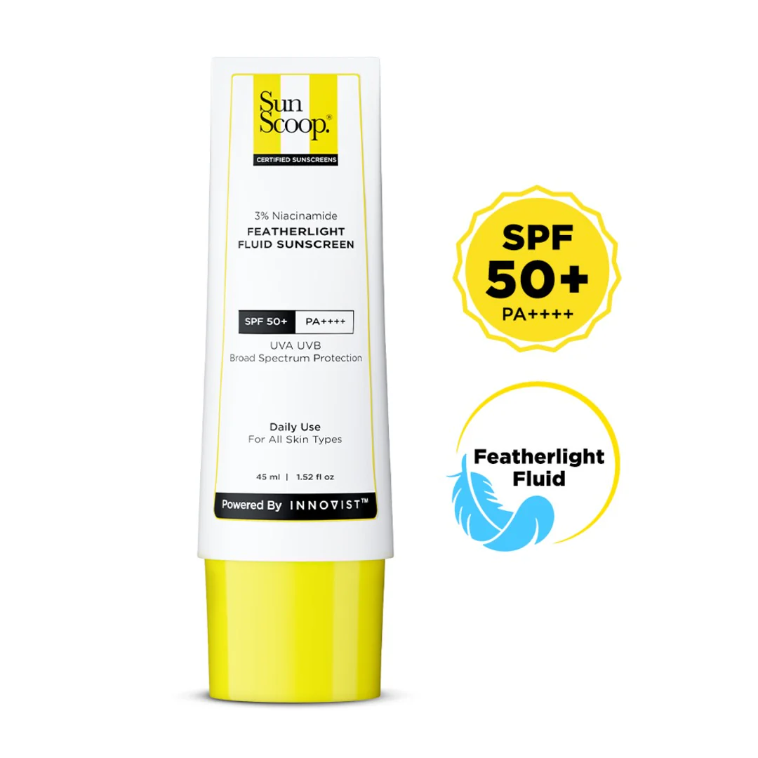 3% Niacinamide Featherlight Fluid Sunscreen SPF 50+ PA++++ (45 ml) + Hydrating Fluid Sunscreen for Face and Body SPF 60 PA++++ (125 ml) duo - Image 10