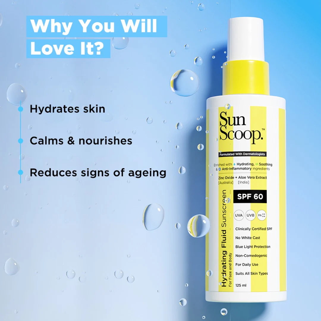 3% Niacinamide Featherlight Fluid Sunscreen SPF 50+ PA++++ (45 ml) + Hydrating Fluid Sunscreen for Face and Body SPF 60 PA++++ (125 ml) duo - Image 6