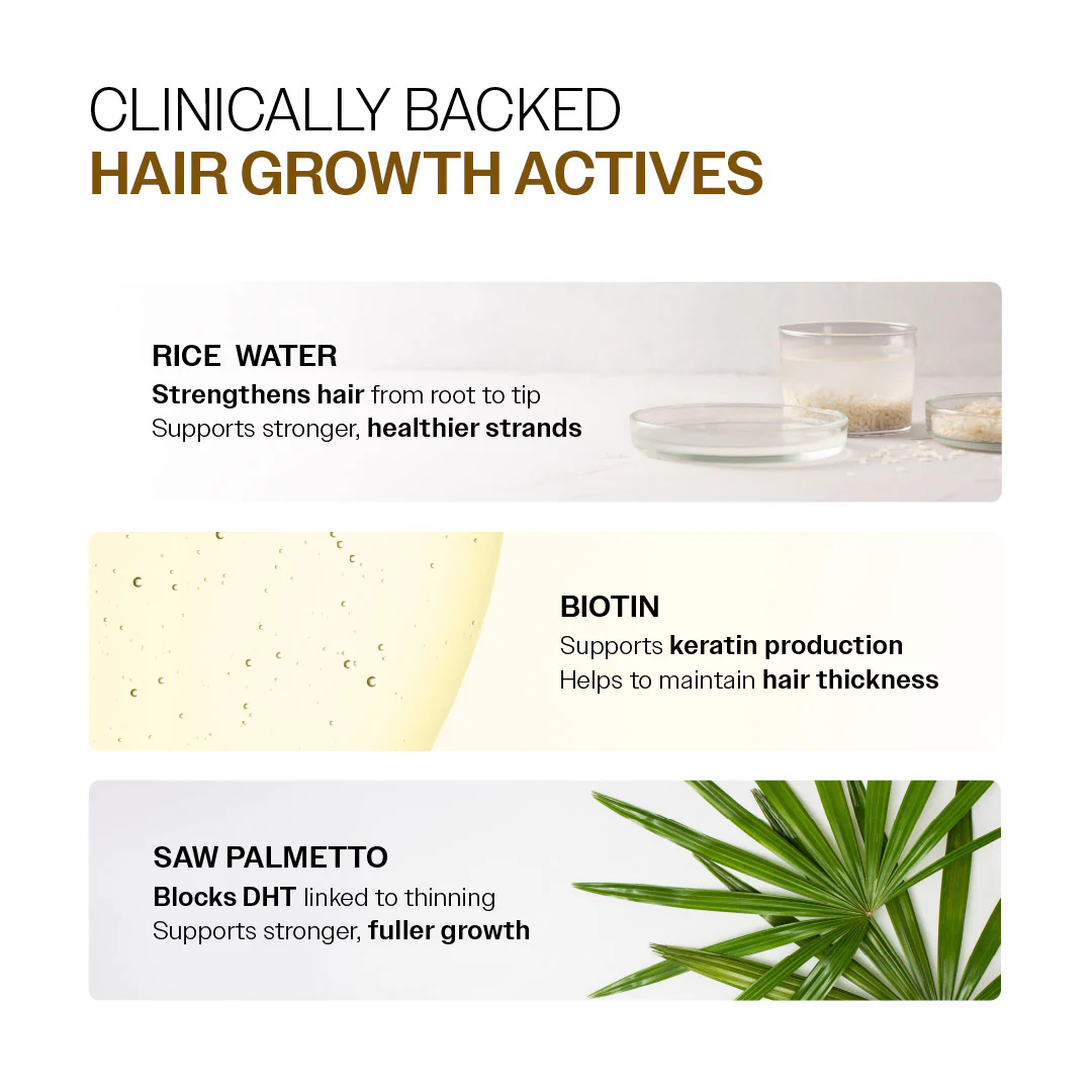 Advanced Hair Growth Serum Roll-On with Redensyl, Rosemary & Rice Water- 25 ml - Image 7