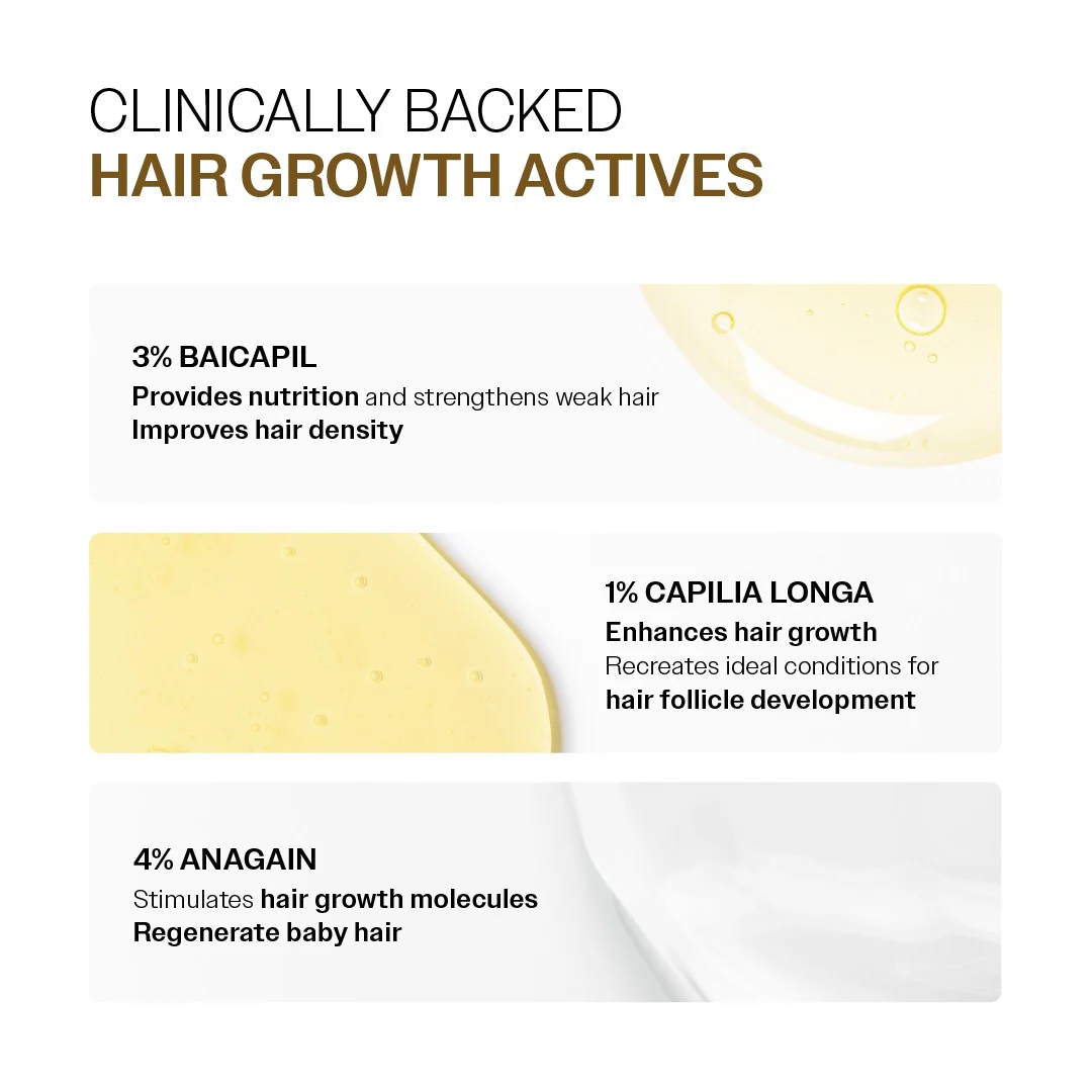 Advanced Hair Growth Serum with Redensyl, Rosemary, Rice Water - 30 ml | Pack of 2 - Image 7