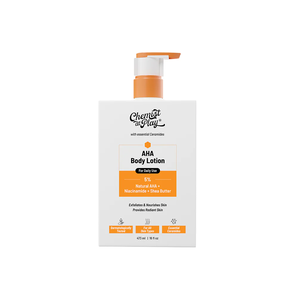 5% AHA Body Lotion with Niacinamide & Shea Butter - 473 ml - Image 6