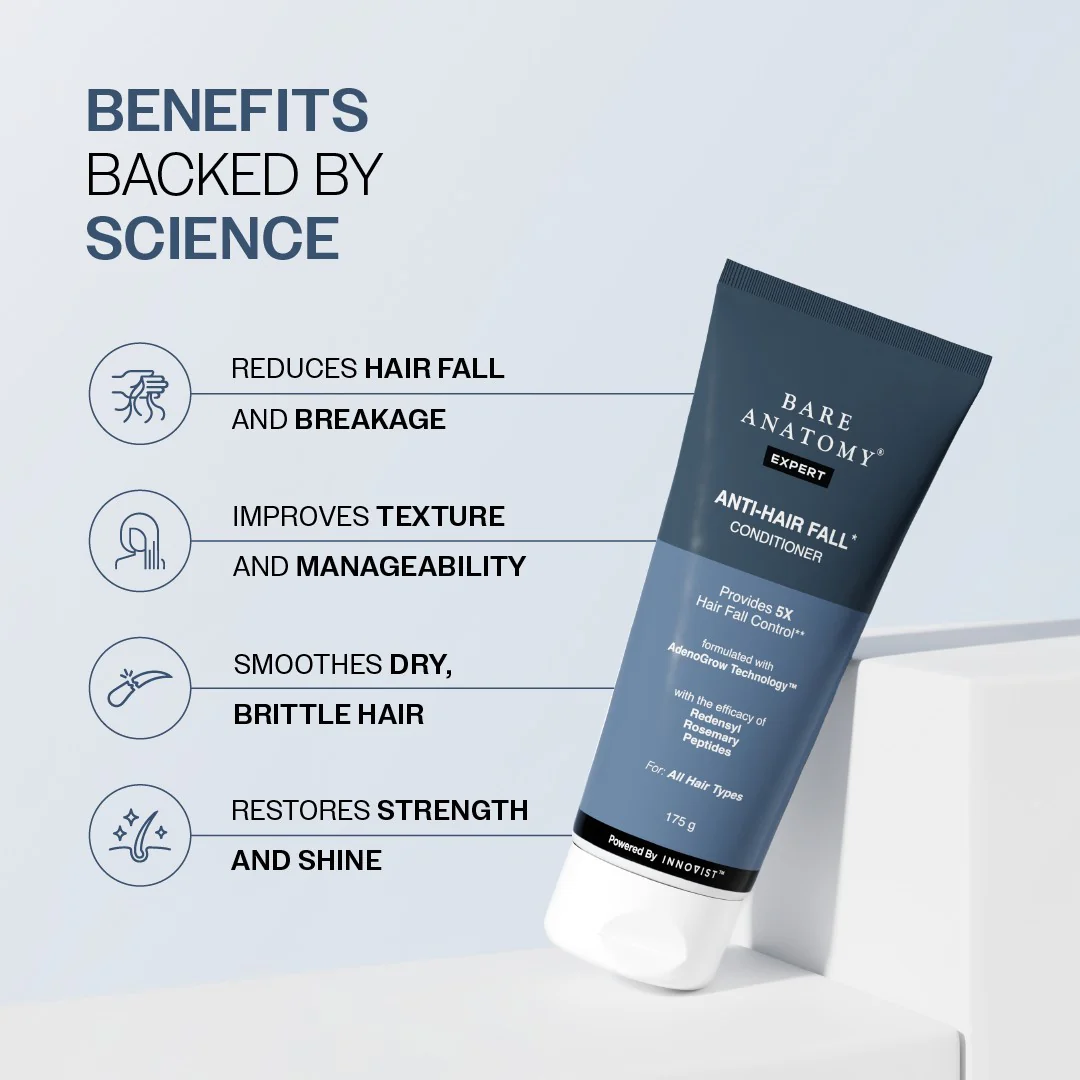 Anti-Hair Fall Conditioner with Redensyl, Rosemary & Peptides for Hair fall & Thinning - 175 gm - Image 4
