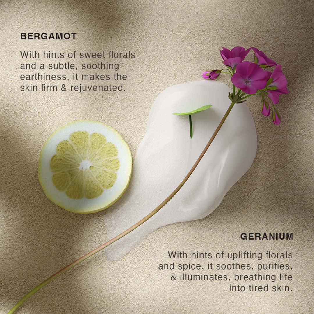 Bergamot Geranium Bath & Body Trio (Hand Cleanser - 500 gm | Body Cleanser - 500 gm | Body Crème - 500 ml) - Image 4