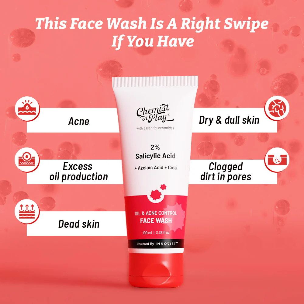 Daily Acne Control Combo (Acne Control Body Wash - 236 ml| Acne Control Face Wash - 100 ml) - Image 4