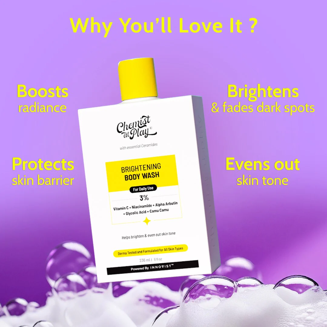 Exfoliating Body Wash - (236 ml) + Brightening Body Wash  - (236 ml) - Image 5