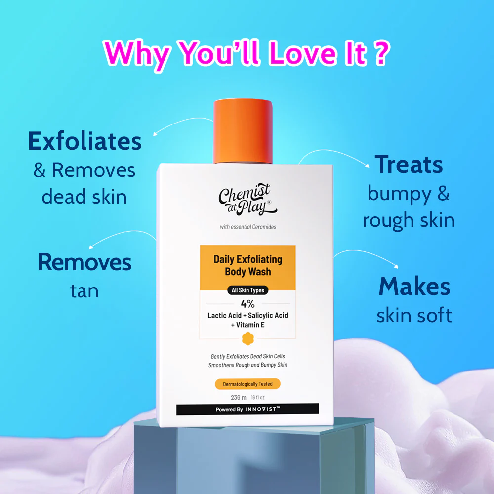 Daily Exfoliation Trio (Aqua & Fragrance Free Underarm Roll On - 40ml + 40ml | Exfoliating Body Wash - 236 ml) - Image 5