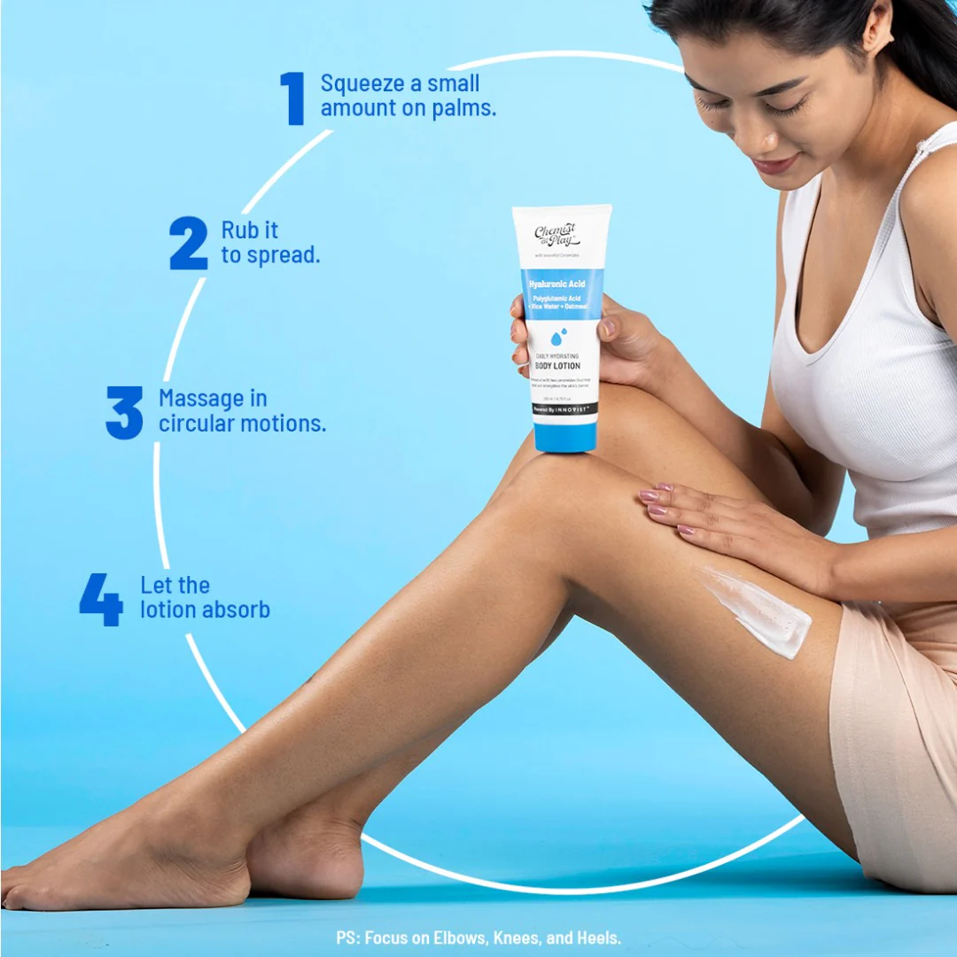 Daily Hydrating Body Lotion with Hyaluronic Acid - 200 ml | Pack of 2 - Image 4