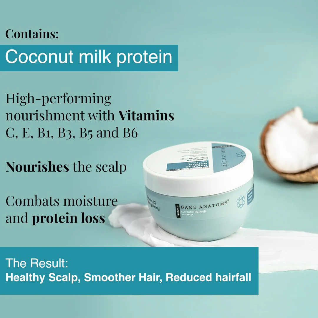 Damage Repair Hair Mask for Dry & Damaged Hair - 250 gm - Image 5