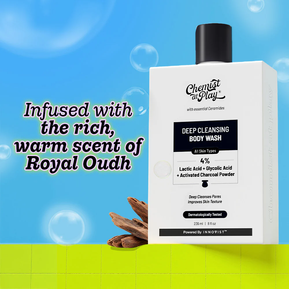 Deep Cleansing Body Wash with Activated Charcoal, Lactic & Glycolic Acid - 236 ml - Image 5