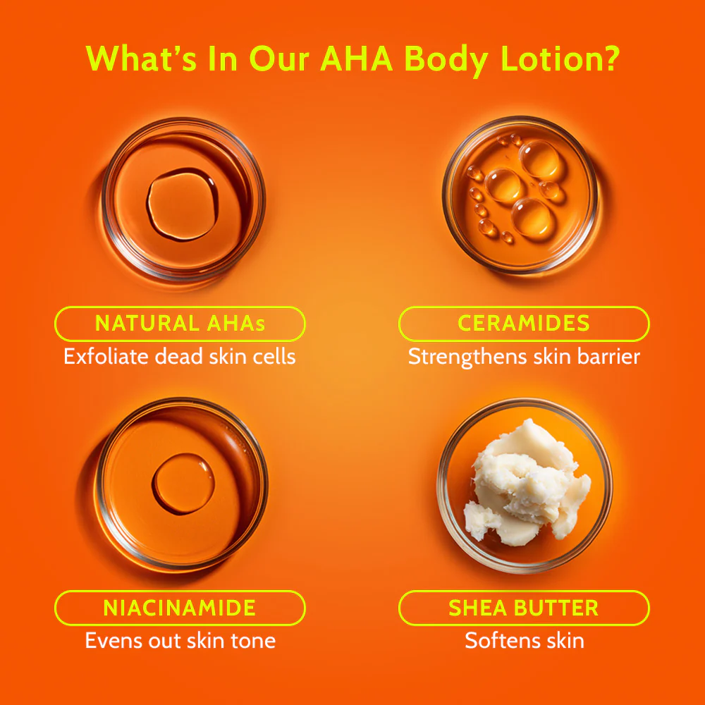 Detan Body Combo (Exfoliating Body Wash - 236 ml + AHA Body Lotion - 236 ml) - Image 7
