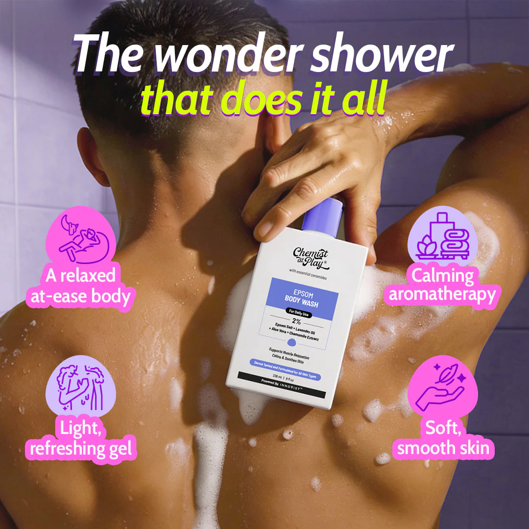 Epsom Salt Body Wash with Lavender Oil & Aloe Vera - 236 ml - Image 5