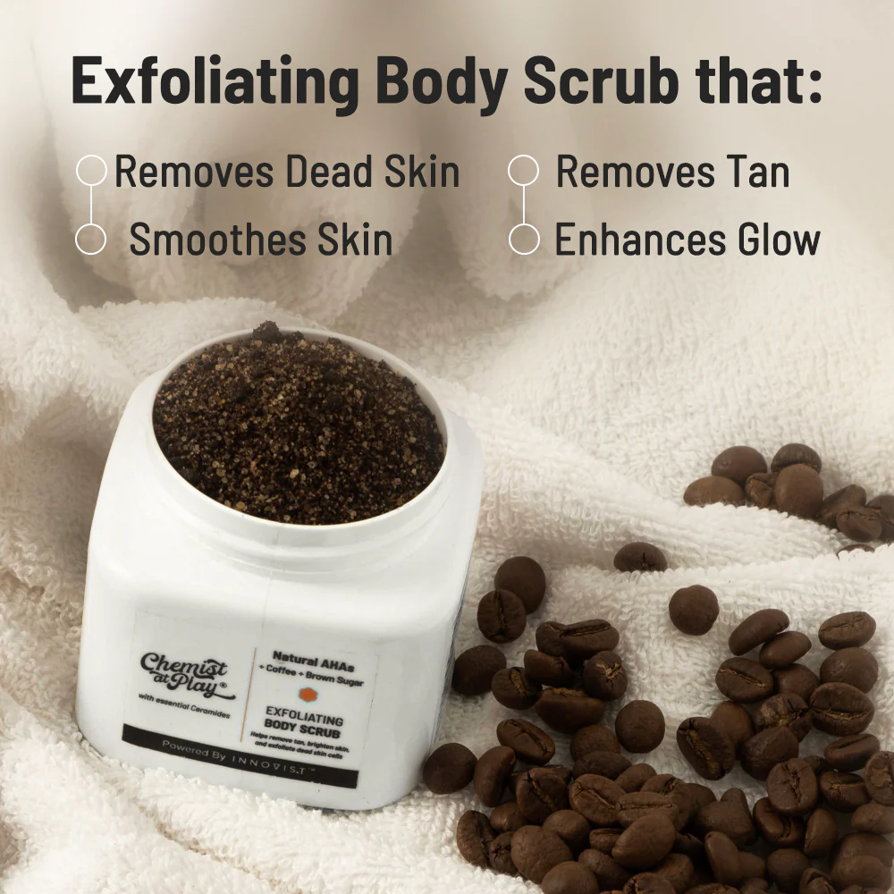Exfoliate Perfectly! (Exfoliating Body Scrub - 75 gm | Aqua Underarm Roll On - 40 ml) - Image 2