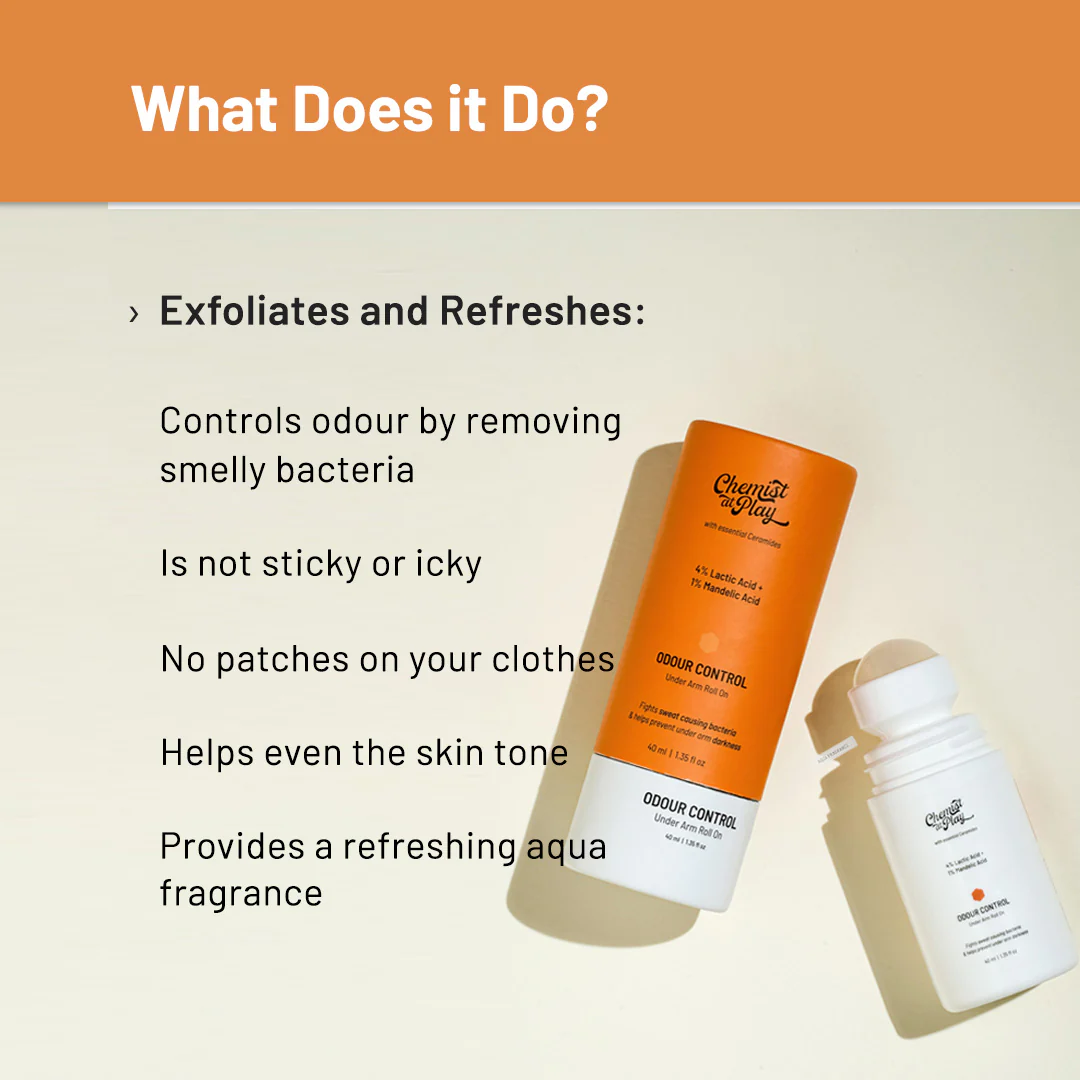 Exfoliate Perfectly! (Exfoliating Body Scrub - 75 gm | Aqua Underarm Roll On - 40 ml) - Image 4
