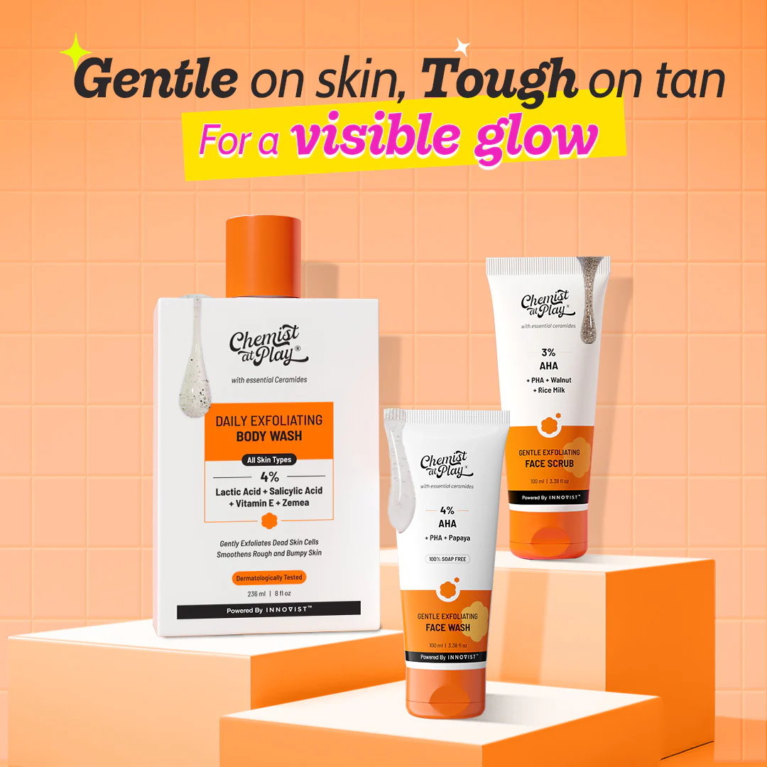 Daily Exfoliating Bestsellers (Gentle Exfoliating Face Scrub - 100 ml | Daily Exfoliating Body Wash - 236 ml | Gentle Exfoliating Face Wash - 100 ml) - Image 2