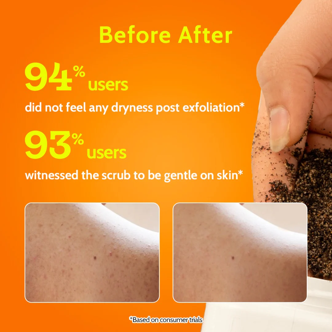 Exfoliating Body Scrub with Coffee & Brown Sugar - 75 gm - Image 4