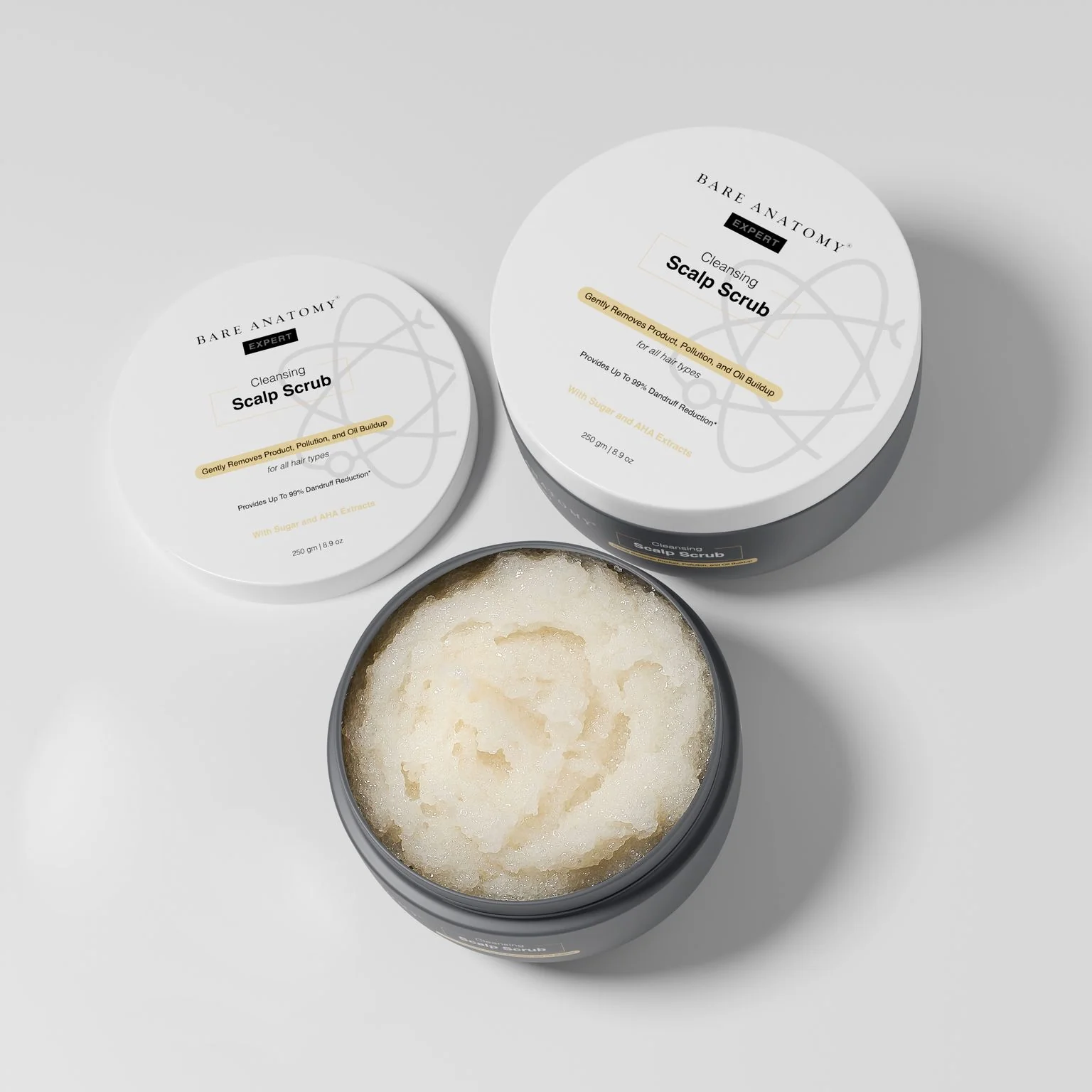 Cleansing Scalp Scrub for Dandruff, Buildup & Scalp exfoliation- 250 gm - Image 3
