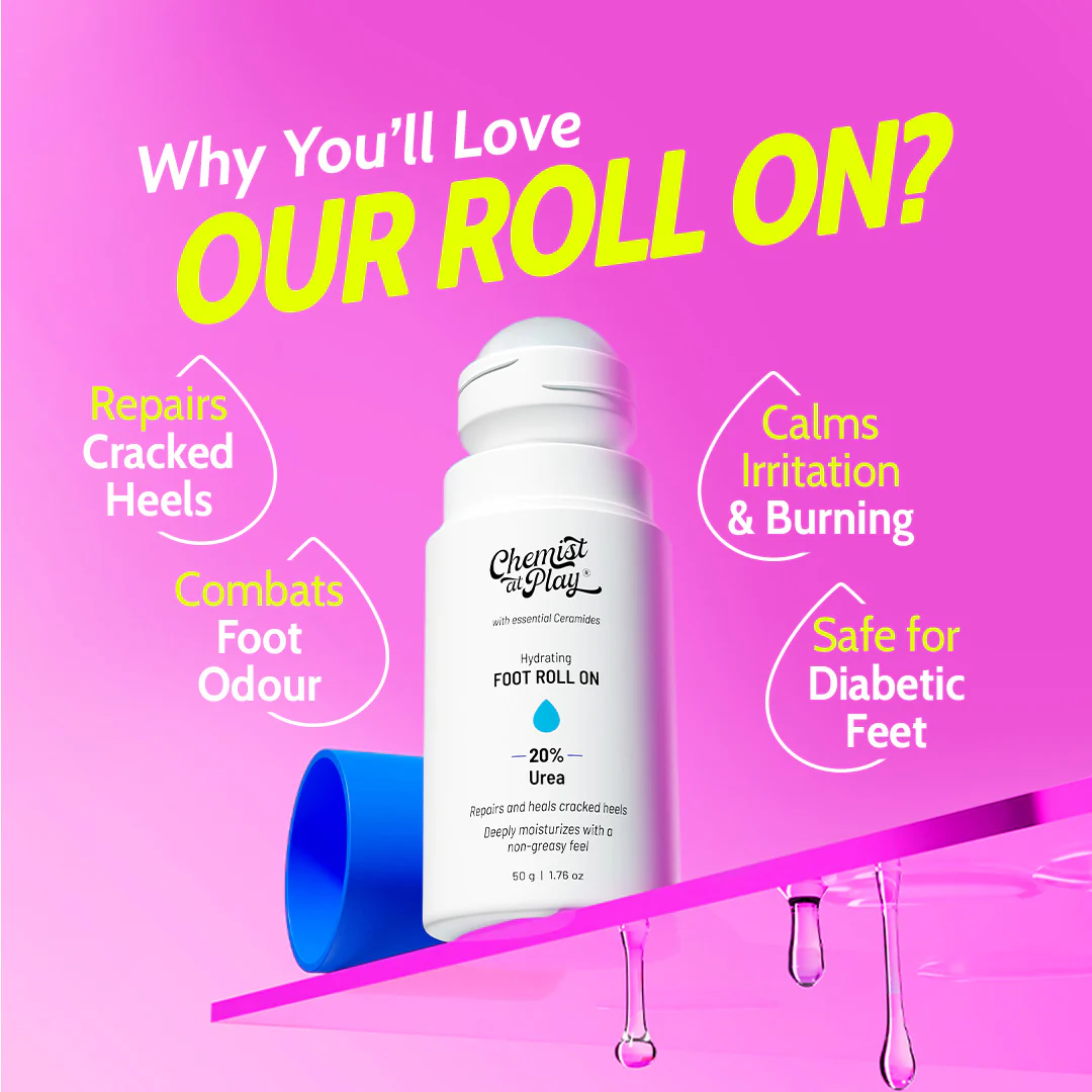 Foot Roll-on for Cracked Heels & Diabetic Foot - 50 gm - Image 3