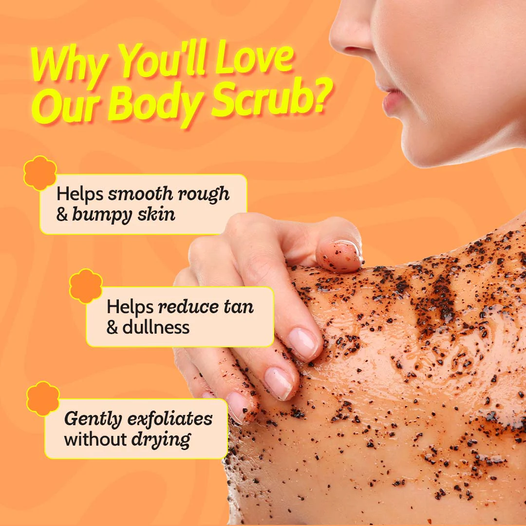 Complete Exfoliation Duo (Gentle Exfoliating Face Scrub - 100 ml | Exfoliating Body Scrub - 75 gm) - Image 4