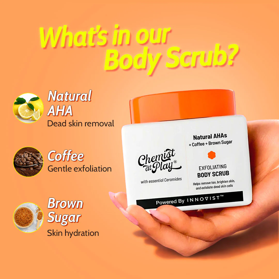 Complete Exfoliation Duo (Gentle Exfoliating Face Scrub - 100 ml | Exfoliating Body Scrub - 75 gm) - Image 8
