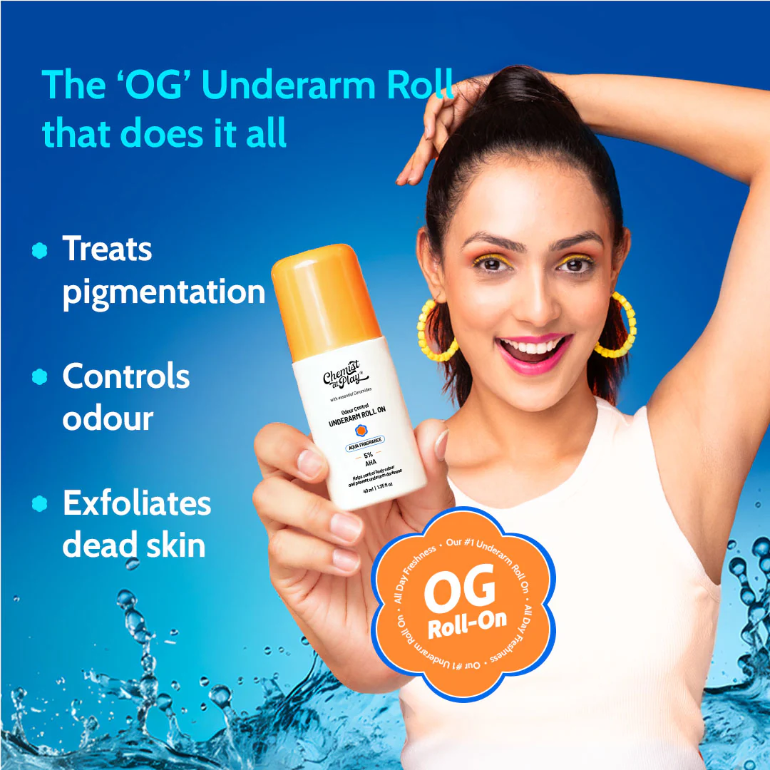 Gentle Exfoliation All The Way! (Exfoliating Body Wash - 236 ml | Aqua Underarm Roll On - 40 ml) - Image 3