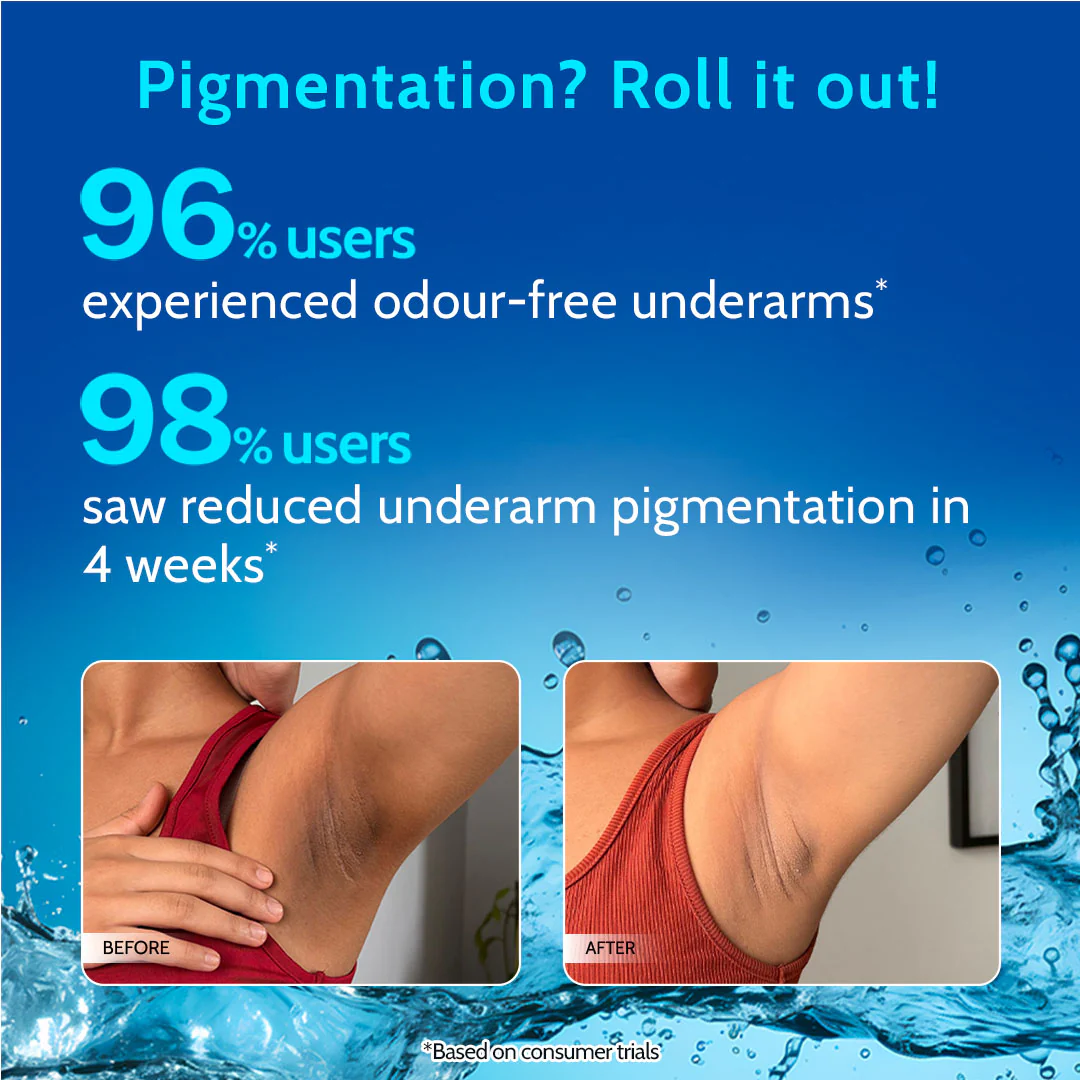 Gentle Exfoliation All The Way! (Exfoliating Body Wash - 236 ml | Aqua Underarm Roll On - 40 ml) - Image 5