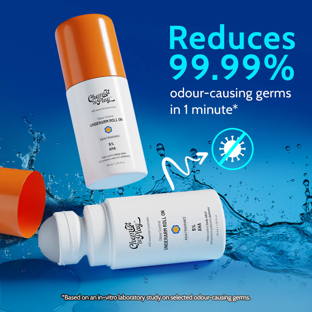 Gentle Exfoliation All The Way! (Exfoliating Body Wash - 236 ml | Aqua Underarm Roll On - 40 ml) - Image 7