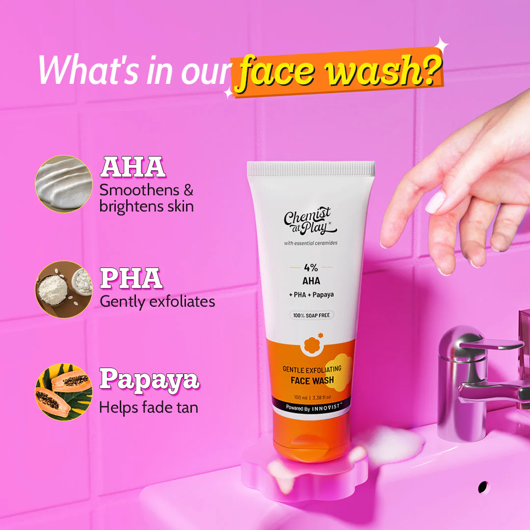 Glow & De-tan Essentials (Exfoliating Face Wash - 100 ml | Exfoliating Body Scrub - 75 gm) - Image 6