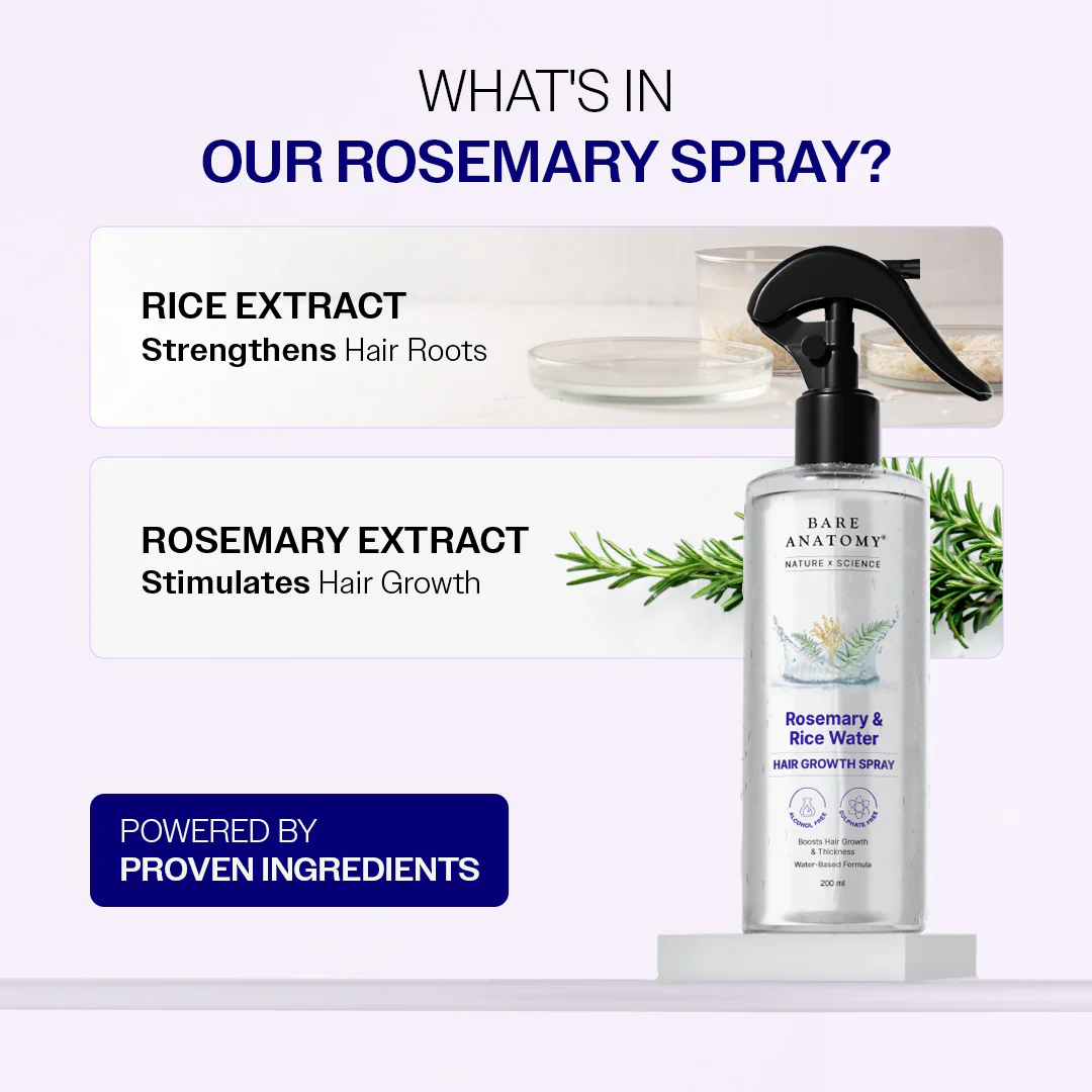 Hair & Skin Bestseller Duo (Rosemary & Rice Water Hair Growth Spray - 200 ml + Exfoliating Body Wash - 236 ml) - Image 7