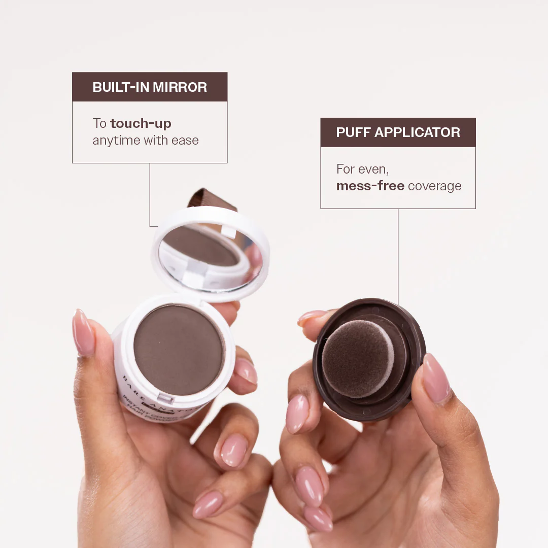 Instant Hair Cover-Up Powder (Brown Color) - 4 gm - Image 9
