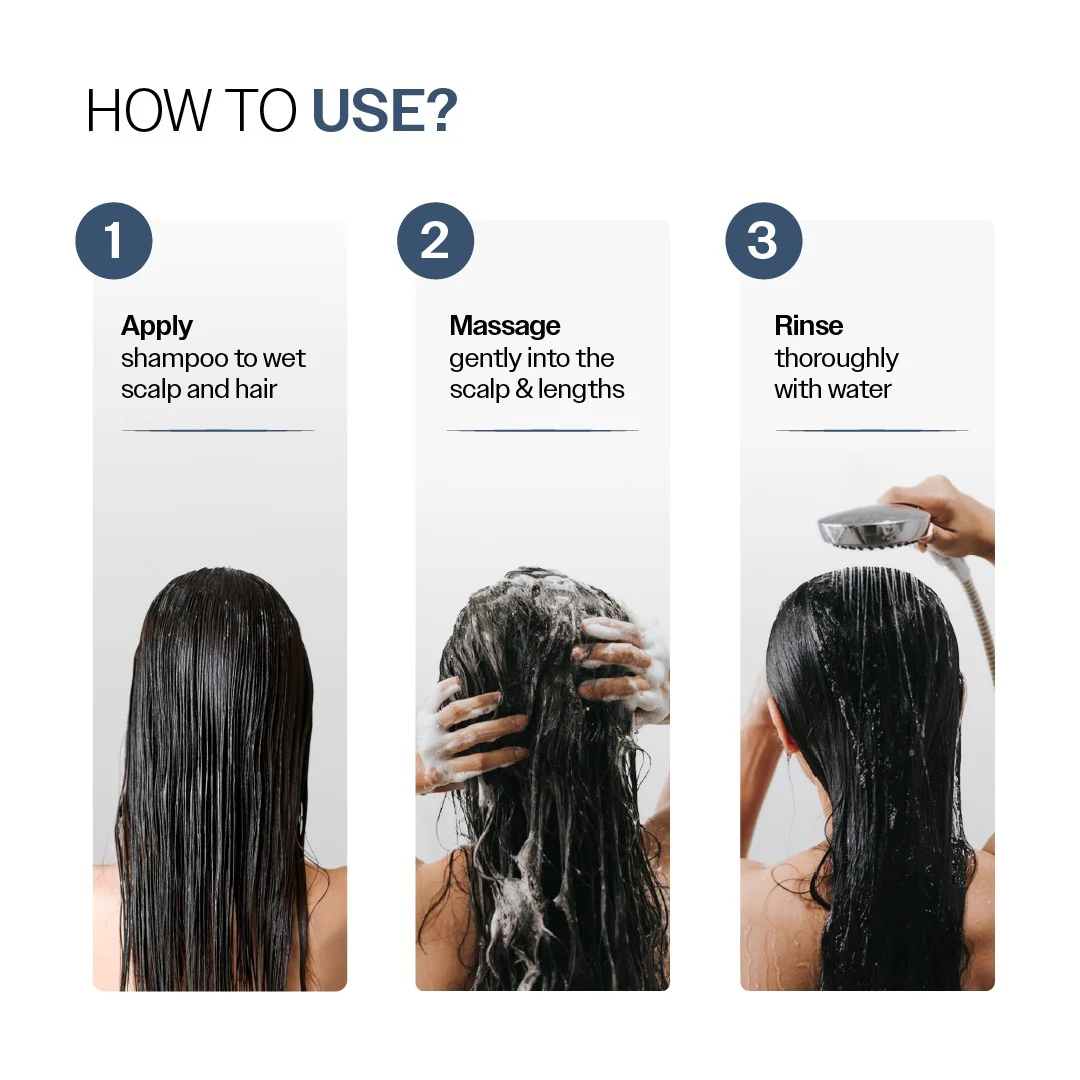 Anti-Hair Fall Shampoo with Adenosine & Peptides - 250 ml  | Pack of 2 - Image 6