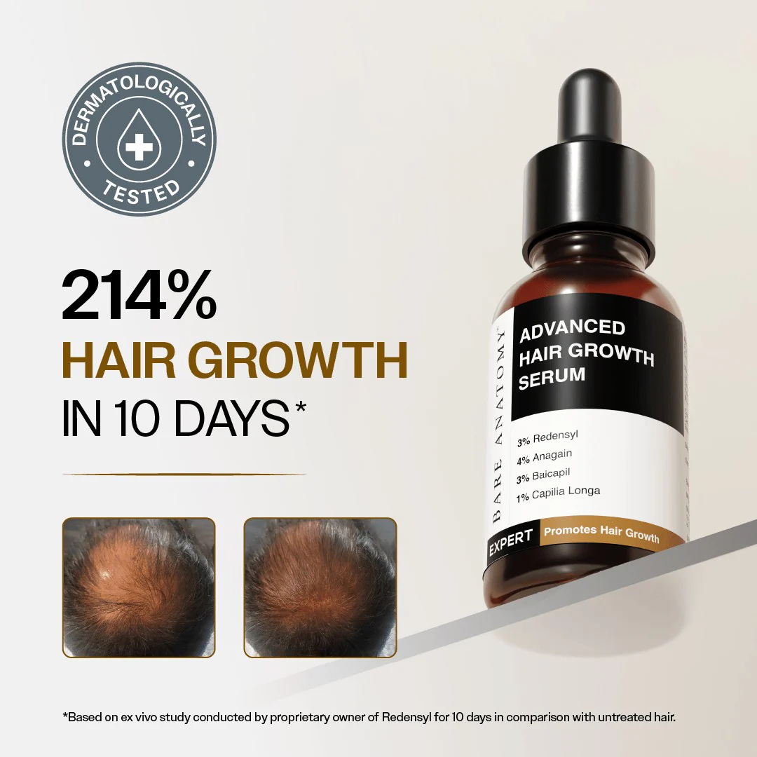 Hair Growth Serum (30 ml) & Oil Control Shampoo (236 ml) Combo - Image 2