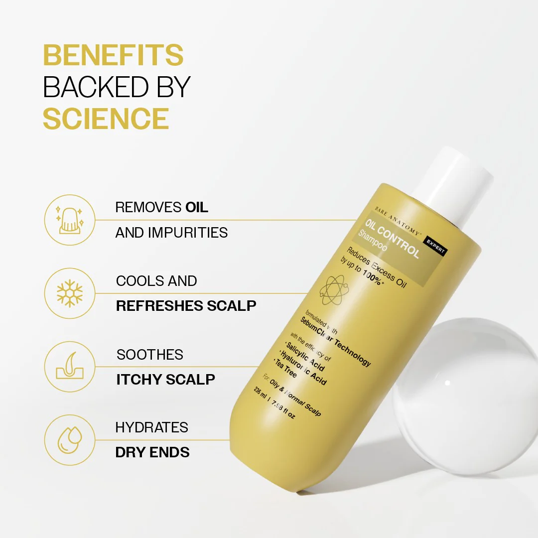 Hair Growth Serum (30 ml) & Oil Control Shampoo (236 ml) Combo - Image 4