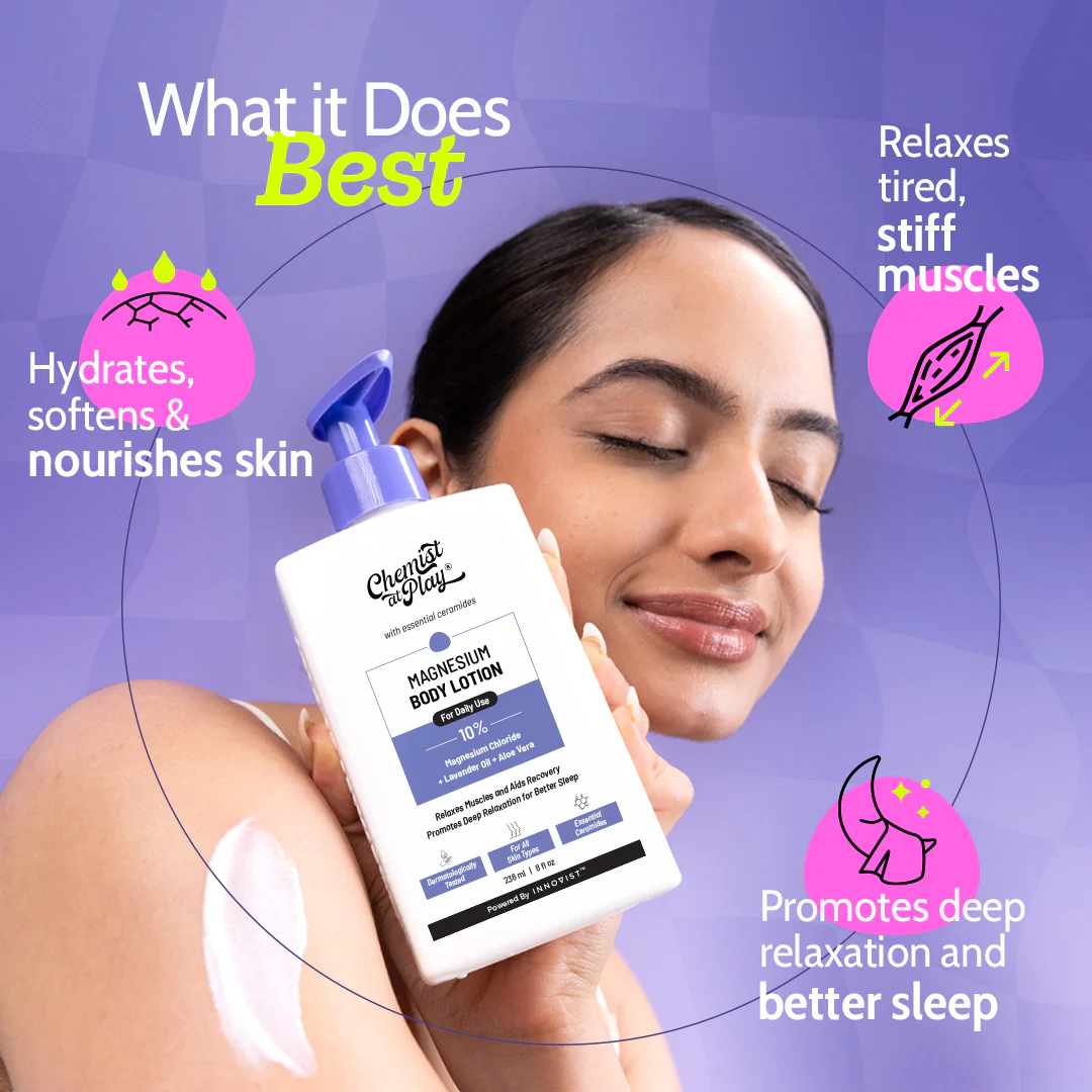 10% Magnesium Body Lotion with Lavender Oil & Aloe Vera - 236 ml - Image 3