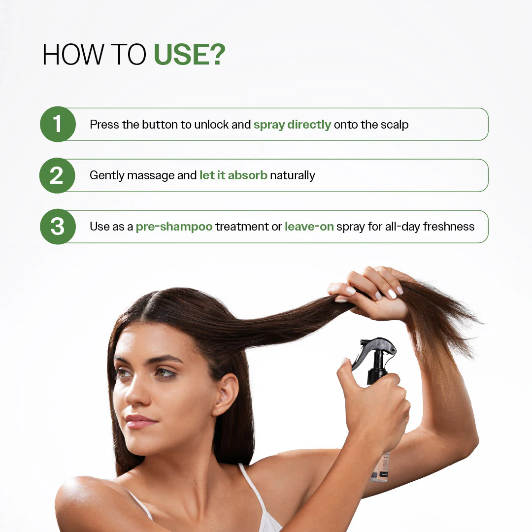 Neem & Lemon Dandruff Control Scalp Spray - 200 ml - Image 6