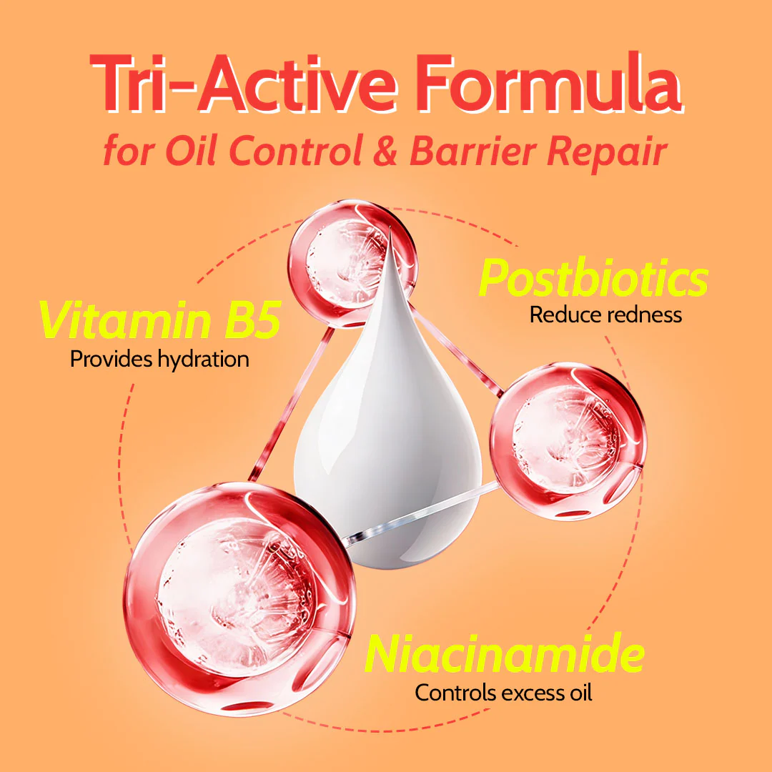Oil Control Face Moisturizer with Niacinamide & Vitamin B5 - 100 gm - Image 3