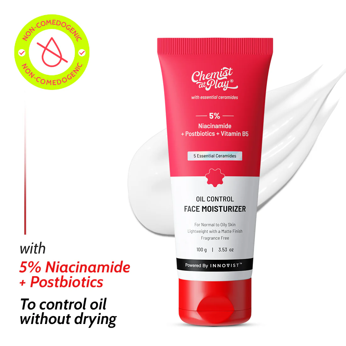 Oil Control Face Moisturizer with Niacinamide & Vitamin B5 - 100 gm - Image 6