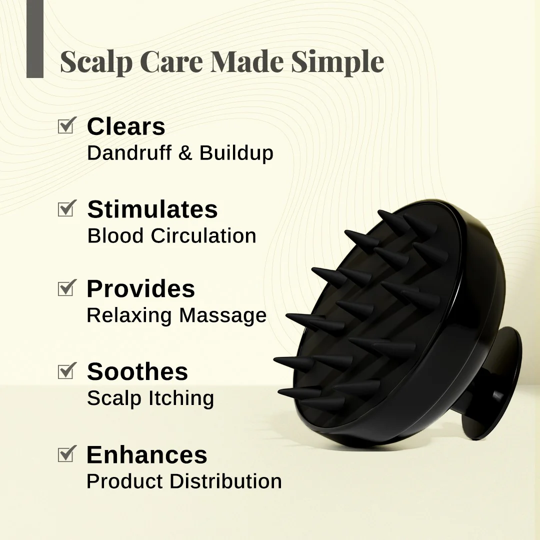Hair Growth Serum (30 ml | Pack of 2) & Scalp Massager Hair Growth Combo - Image 3