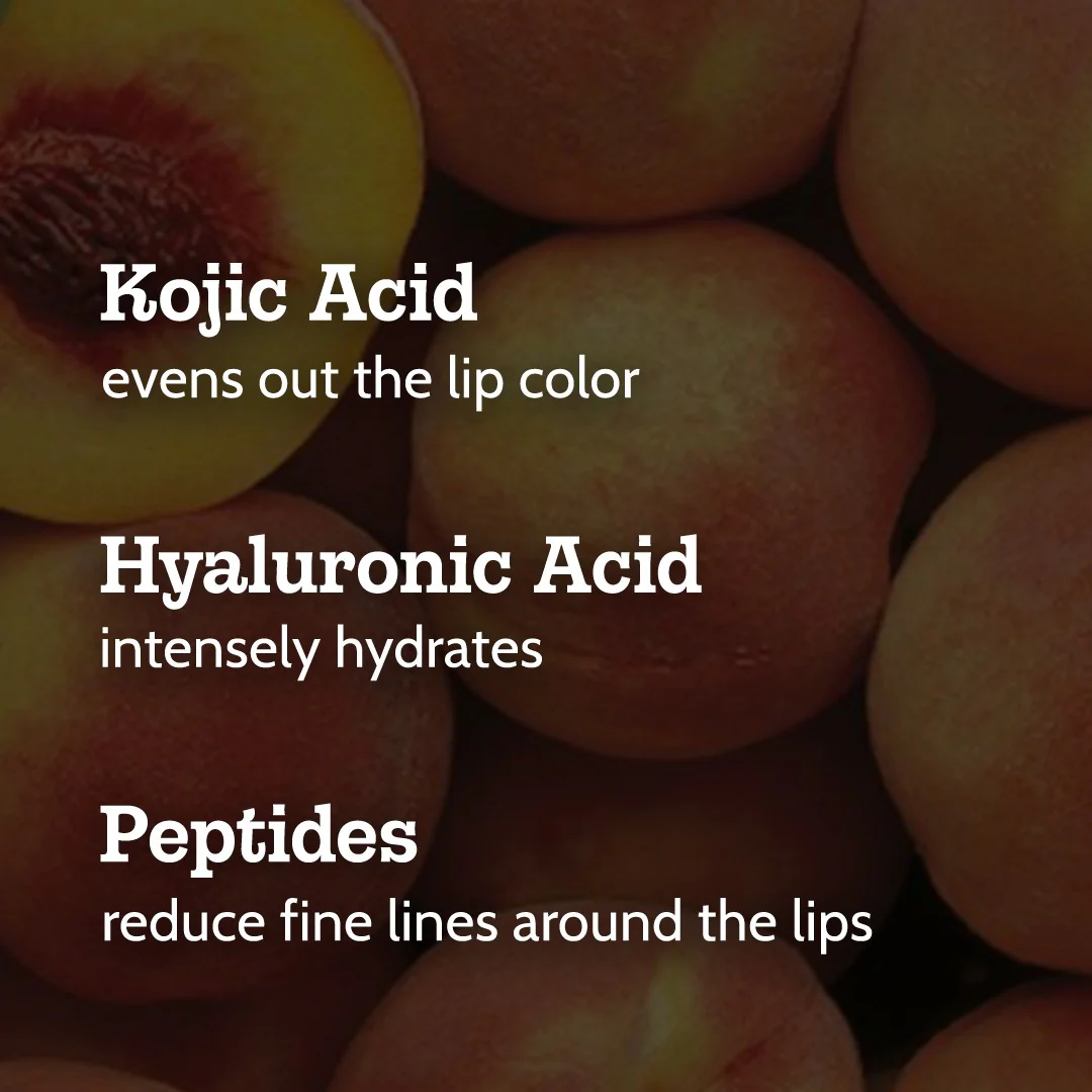 Ceramides + 2% Kojic Acid Tinted Lip Balm (Peach) | SPF 50 PA++++ | 10 gm - Image 6