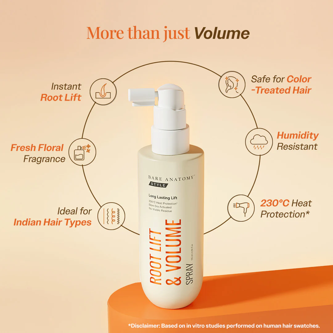 Root Lift & Volume Spray for Oily & Flat Hair - 135 ml - Image 6