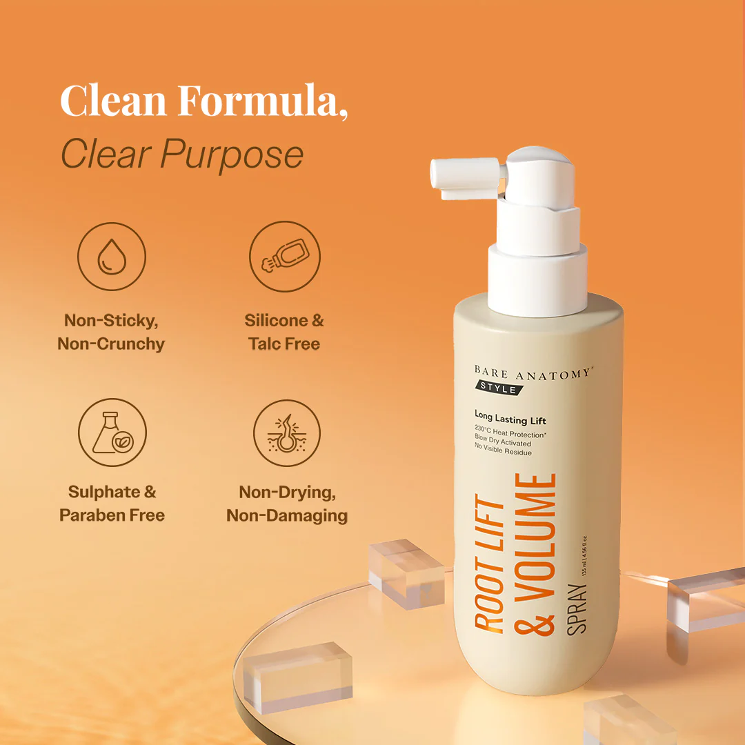 Root Lift & Volume Spray for Oily & Flat Hair - 135 ml - Image 8