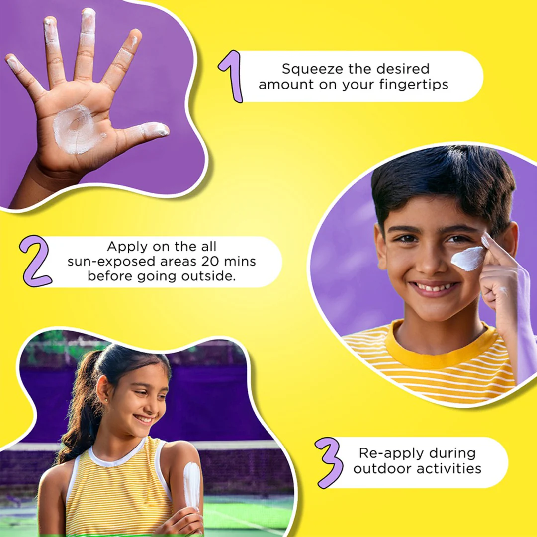 100% Mineral Kids Sunscreen | SPF 30+ PA++++ | 75 ml - Image 6