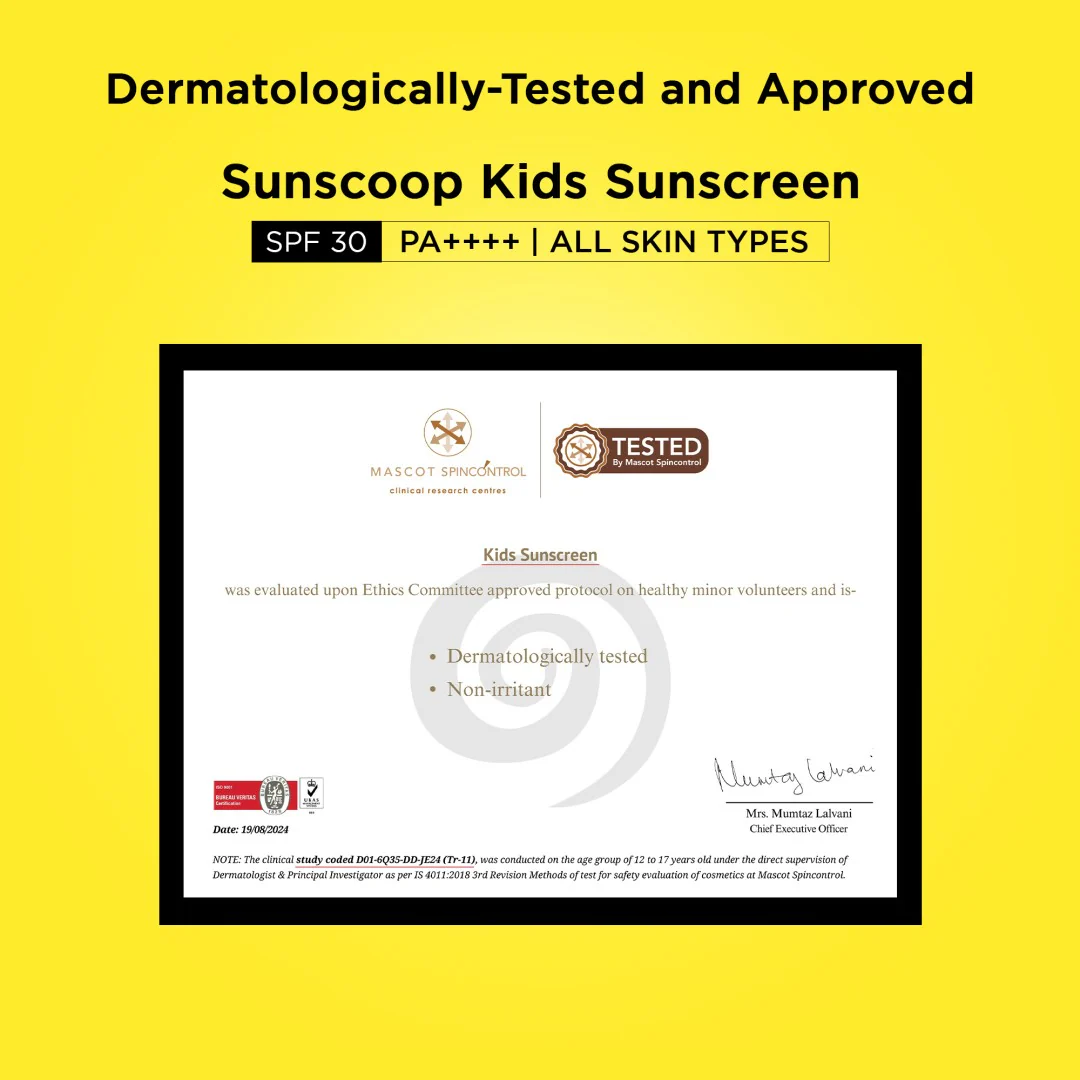 100% Mineral Kids Sunscreen | SPF 30+ PA++++ | 75 ml - Image 7