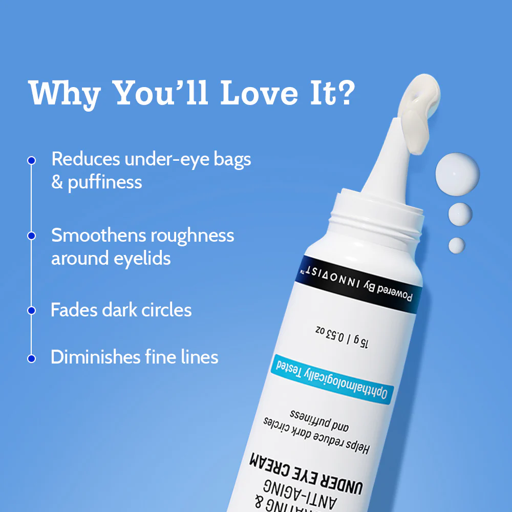 Under Eye Cream with Caffeine & Green Tea - 15 gm - Image 2