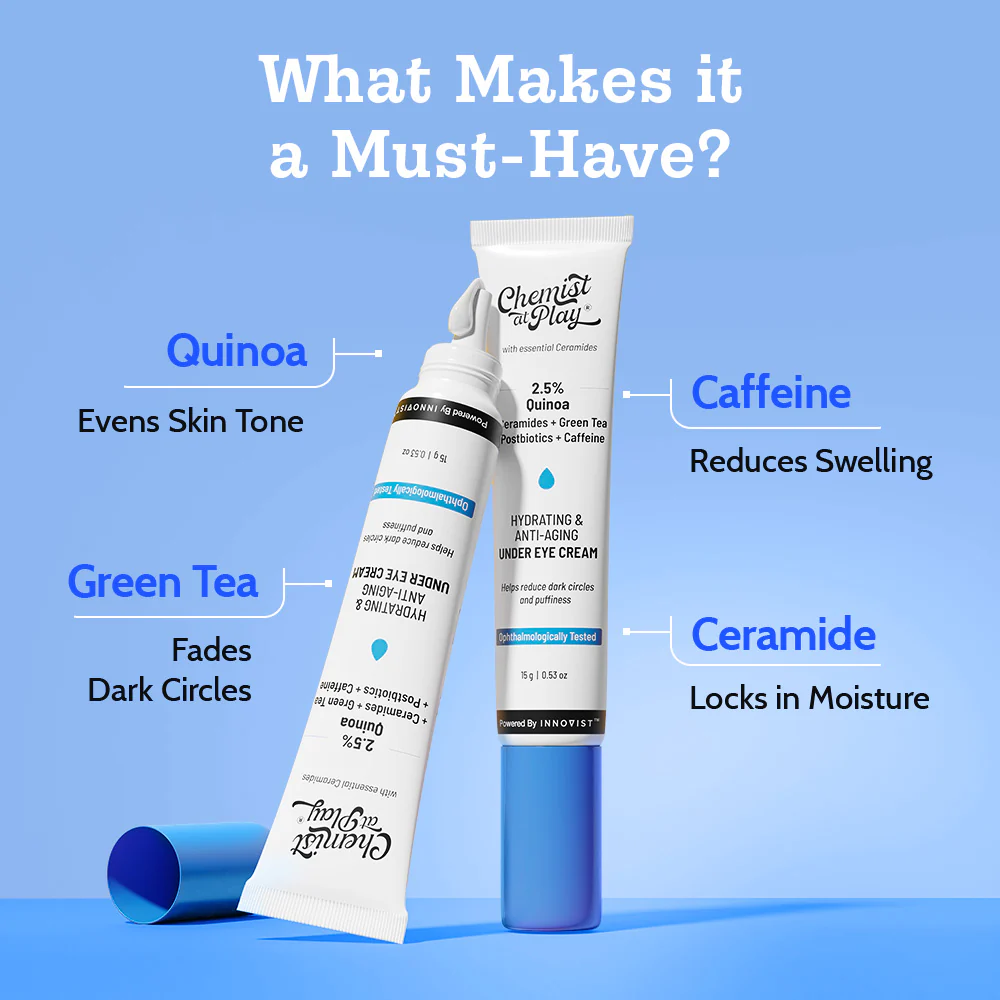 Under Eye Cream with Caffeine & Green Tea - 15 gm - Image 3