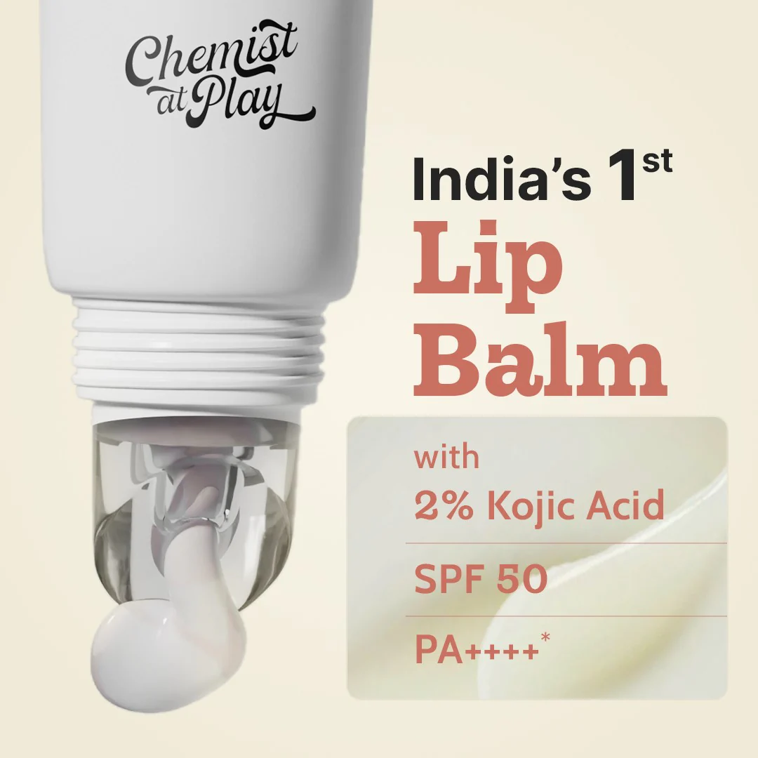Ceramides + 2% Kojic Acid Lip Balm (Vanilla) | SPF 50 PA++++ | 10 gm - Image 3