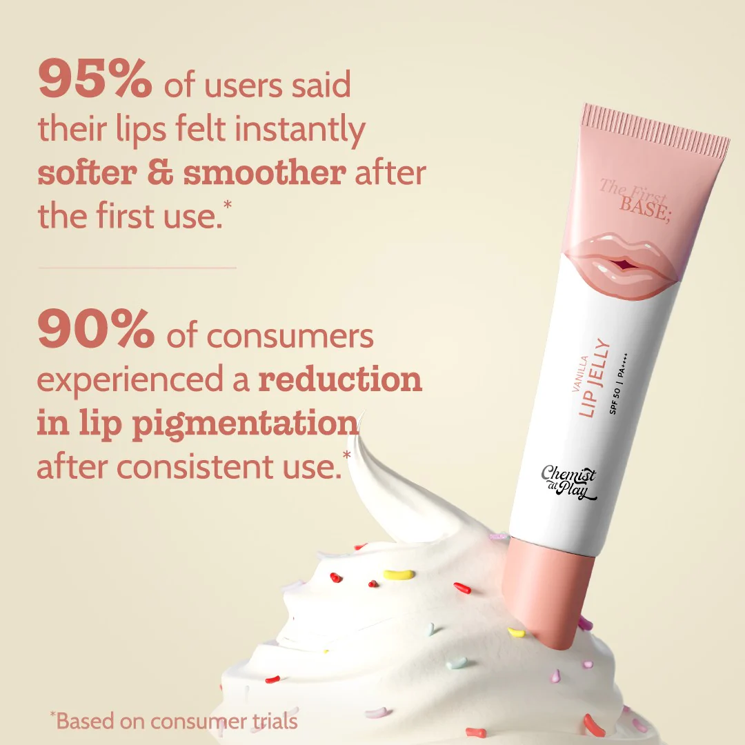 Ceramides + 2% Kojic Acid Lip Balm (Vanilla) | SPF 50 PA++++ | 10 gm - Image 8